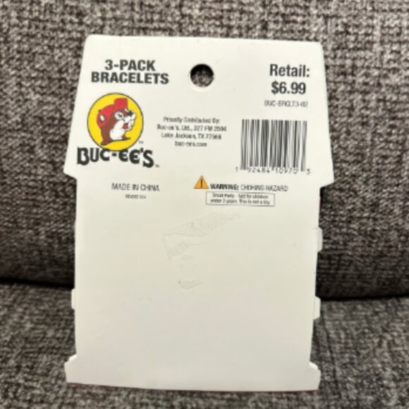 New! Buc-Eee's 3-Pack Bracelets - Picture 2 of 2